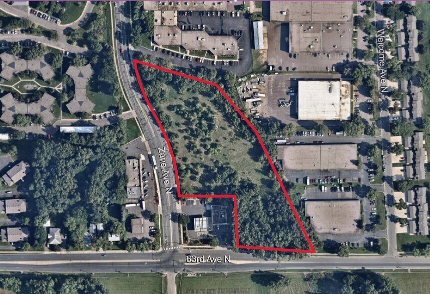 6340 Zane Ave N, Brooklyn Park, MN à vendre - Aérien - Image 2 de 2