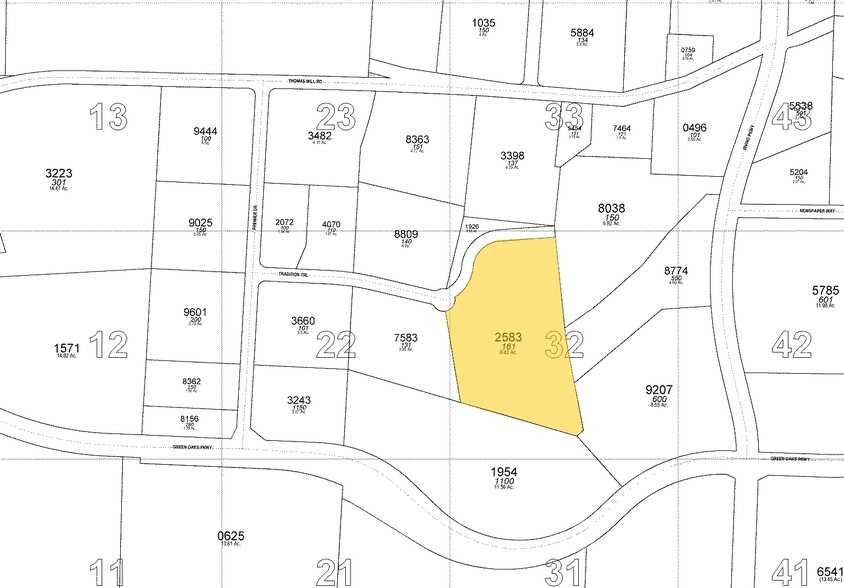 161 Tradition Trl, Holly Springs, NC à louer - Plan cadastral - Image 2 de 12