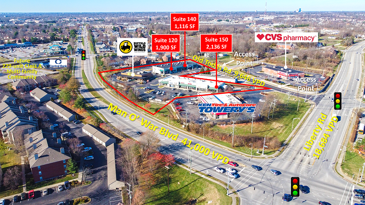 3090-3100 Old Todds Rd, Lexington, KY for lease Aerial- Image 1 of 6