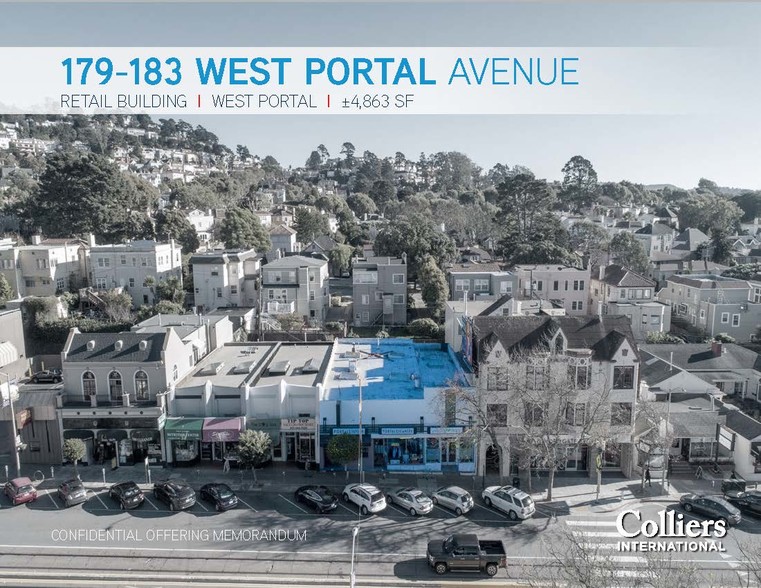 179-183 W Portal Ave, San Francisco, CA for sale - Building Photo - Image 1 of 1