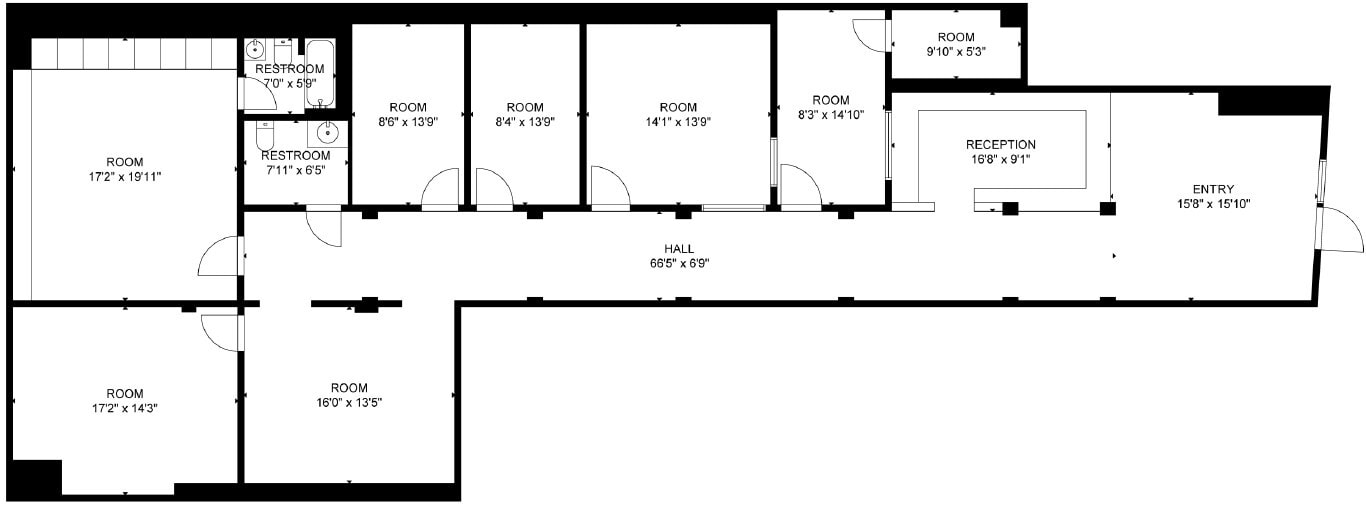 2041 Bancroft Way, Berkeley, CA for lease Floor Plan- Image 1 of 1