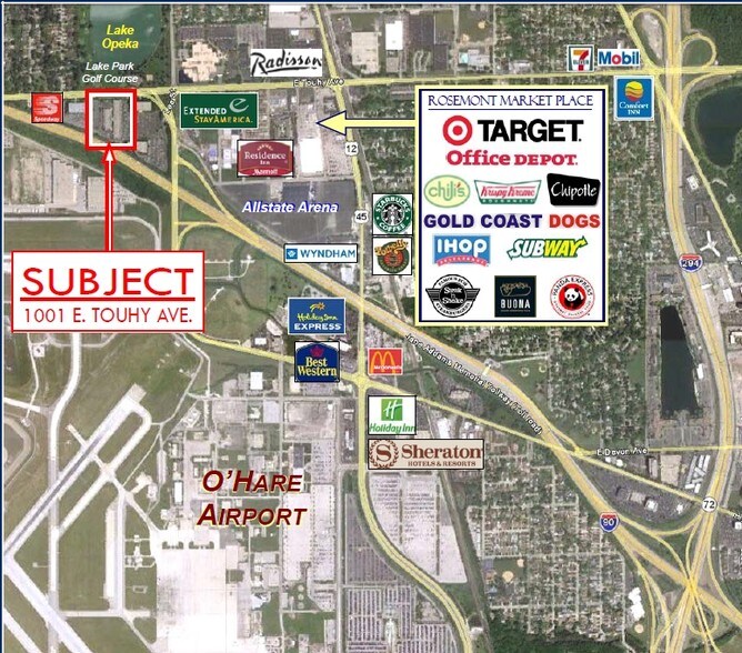 1001 E Touhy Ave, Des Plaines, IL à louer - Aérien - Image 2 de 13