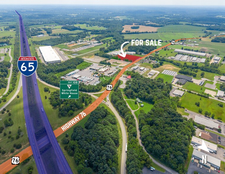 0 Tennessee Highway 76, White House, TN for sale - Aerial - Image 3 of 14