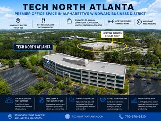Plus de détails pour 925 North Point Pky, Alpharetta, GA - Coworking à louer