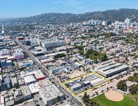 1129 Cole Ave, Los Angeles, CA - AERIAL map view
