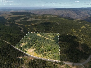 Highway 204, Weston, OR - Aérien Vue de la carte