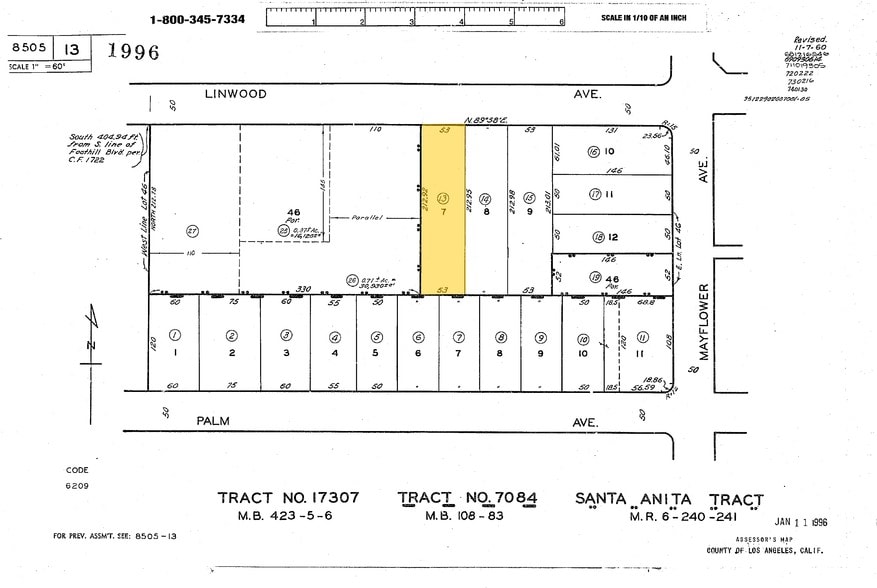 522 Linwood Ave, Monrovia, CA à vendre - Plan cadastral - Image 2 de 20