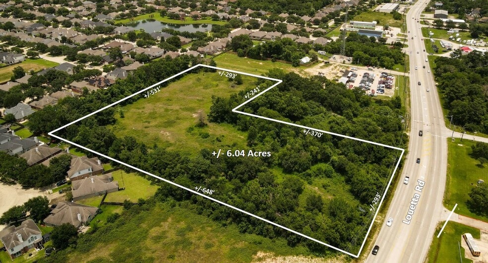 Louetta Rd, Spring, TX for sale - Aerial - Image 1 of 2