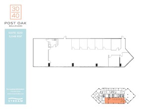 3040 Post Oak Blvd, Houston, TX for lease Floor Plan- Image 1 of 2