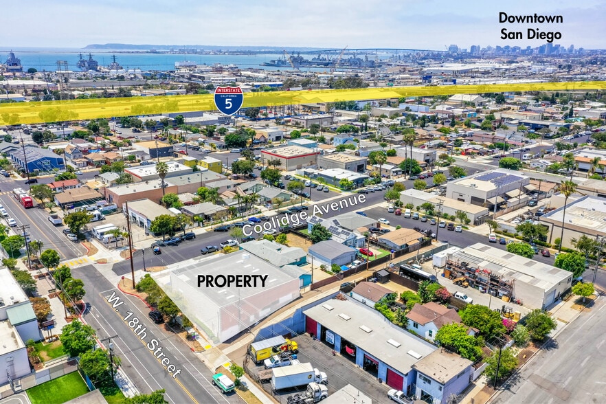 1729 Coolidge Ave, National City, CA for lease - Aerial - Image 2 of 2