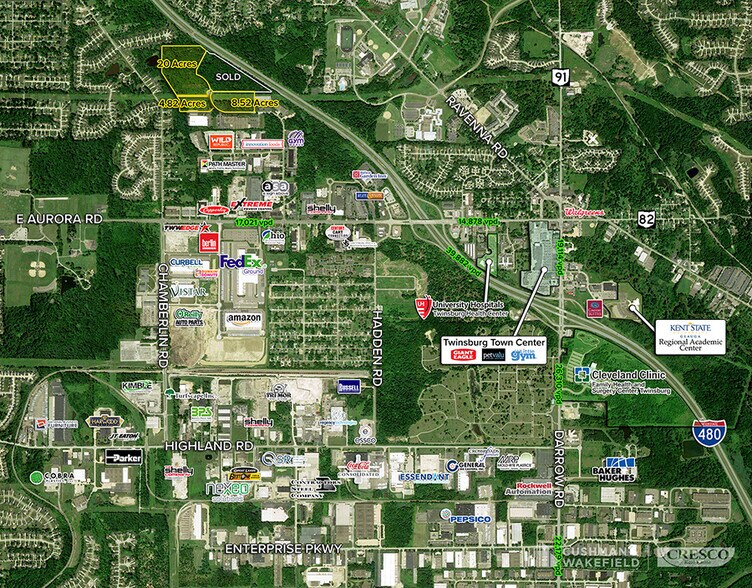 Dutton Dr, Twinsburg, OH à vendre - Aérien - Image 2 de 3