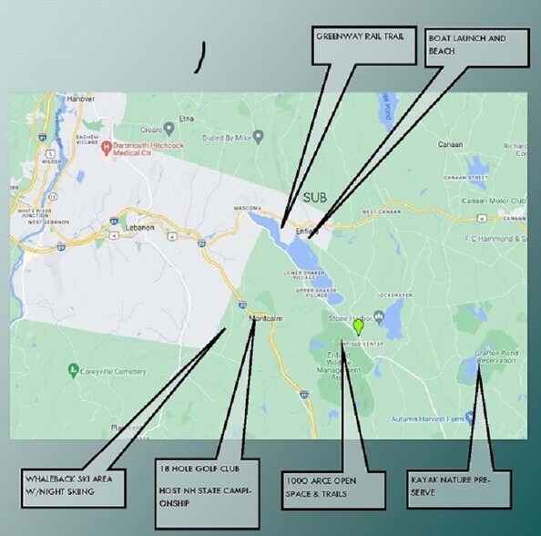 453 NH Rt. 4 Rt, Enfield, NH à vendre - Photo principale - Image 1 de 5