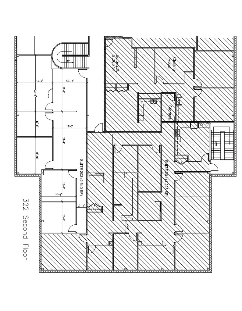 322 Indianapolis Blvd, Schererville, IN à louer Plan d’étage- Image 1 de 1