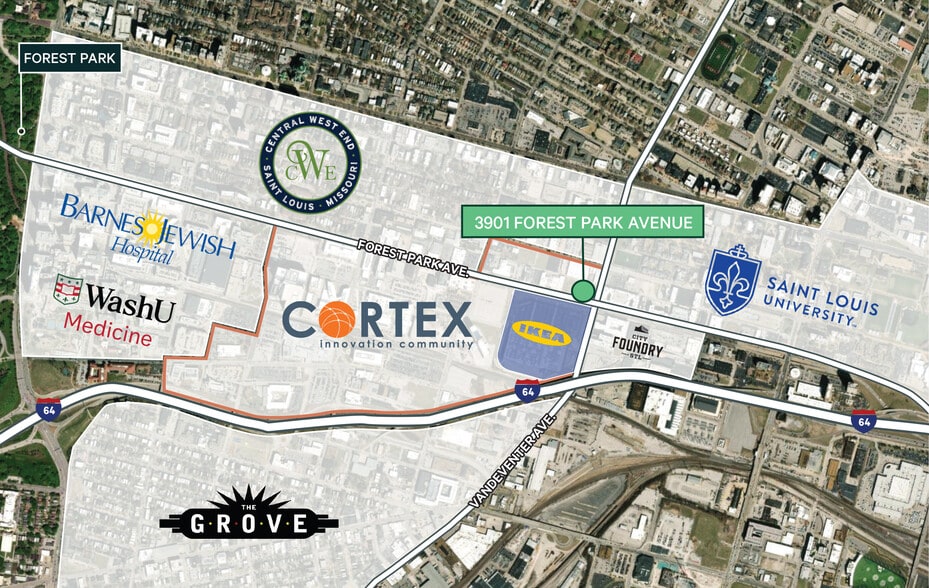 3901 Forest Park Ave, Saint Louis, MO for sale - Building Photo - Image 1 of 1