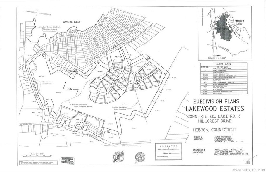 41 Hillcrest Dr, Hebron, CT à vendre - Plan de site - Image 3 de 5