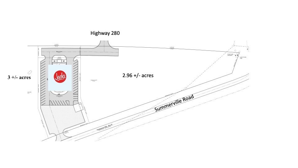 U.S. Hwy 280 6+/- acres, Smiths Station, AL à vendre - Photo du bâtiment - Image 2 de 5