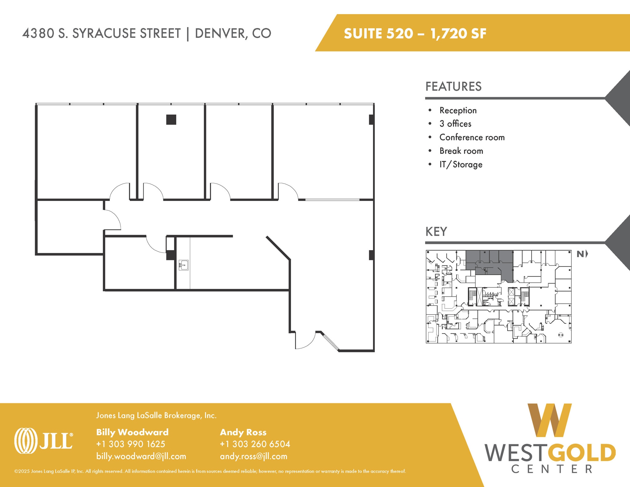 4380 S Syracuse St, Denver, CO for lease Floor Plan- Image 1 of 2