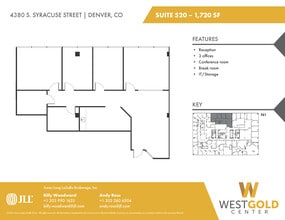 4380 S Syracuse St, Denver, CO for lease Floor Plan- Image 1 of 2