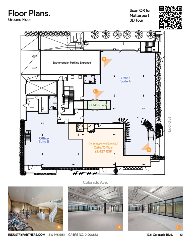 1221 Colorado Ave, Santa Monica, CA for lease Floor Plan- Image 1 of 3