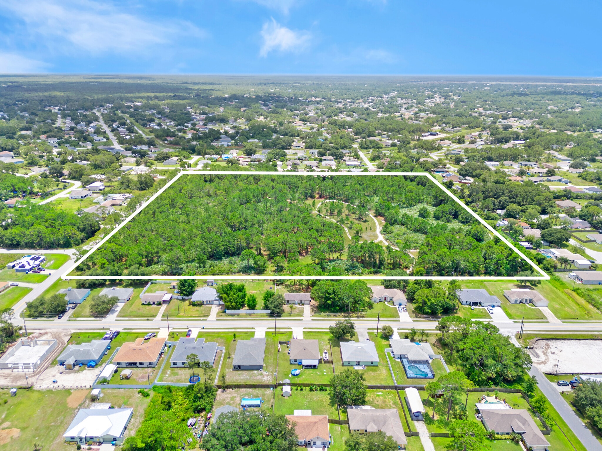 000 Warrior Ave, Palm Bay, FL for sale Aerial- Image 1 of 7