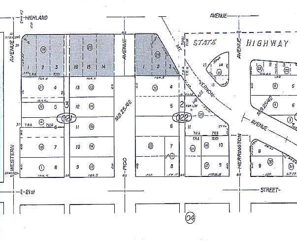 1455 W Highland Ave, San Bernardino, CA for lease - Plat Map - Image 2 of 4