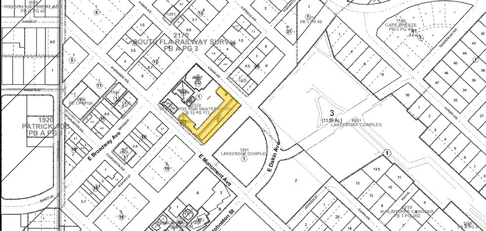 111 E Monument Ave, Kissimmee, FL à louer - Plan cadastral - Image 2 de 19