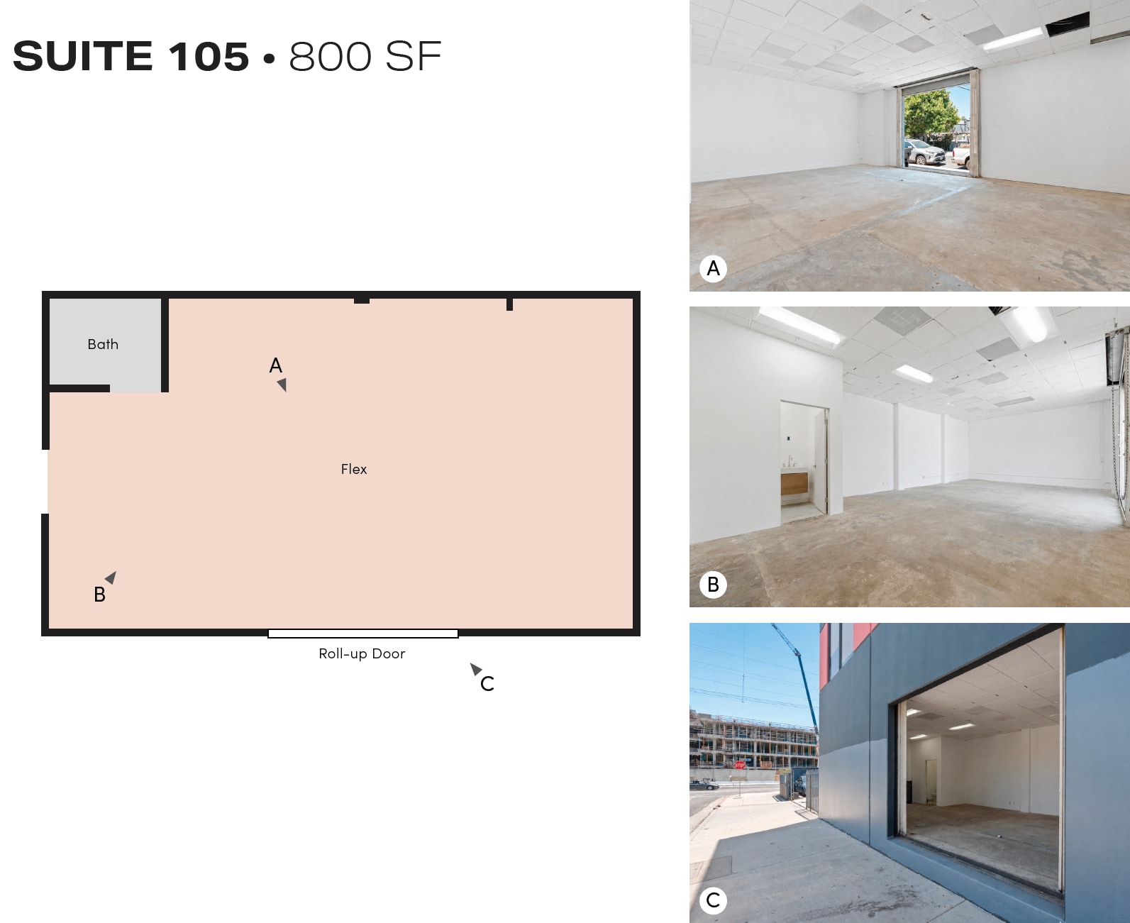 8885 Venice Blvd, Los Angeles, CA à louer Plan d’étage- Image 1 de 4