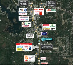 430 N Suncoast Blvd, Crystal River, FL - AÉRIEN Vue de la carte