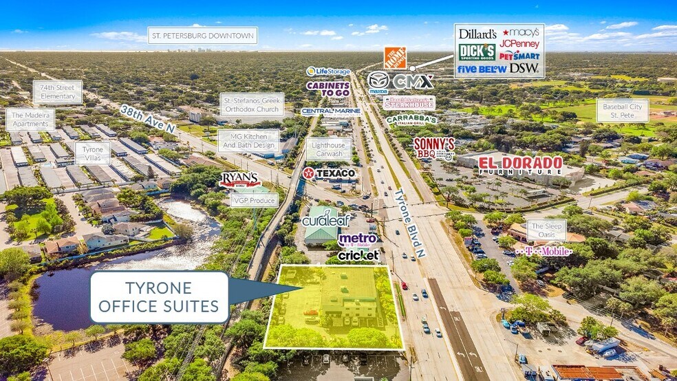 3831 Tyrone Blvd N, Saint Petersburg, FL à louer - Aérien - Image 3 de 12
