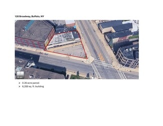 Plus de détails pour 120 Broadway St, Buffalo, NY - Commerce de détail à louer