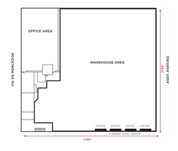 2245 Via De Mercados, Concord, CA for lease Floor Plan- Image 2 of 2