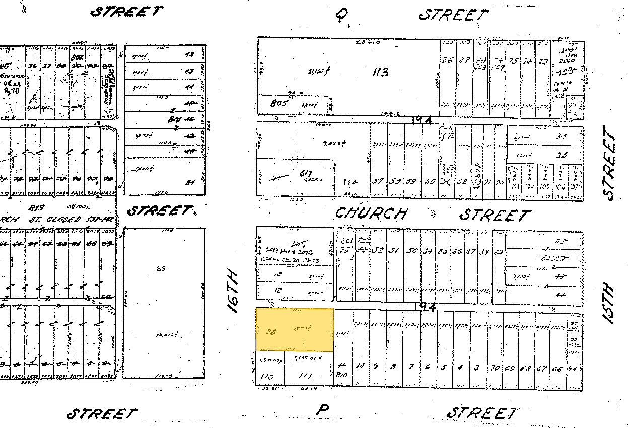 1509 16th St NW, Washington, DC à vendre Plan cadastral- Image 1 de 1