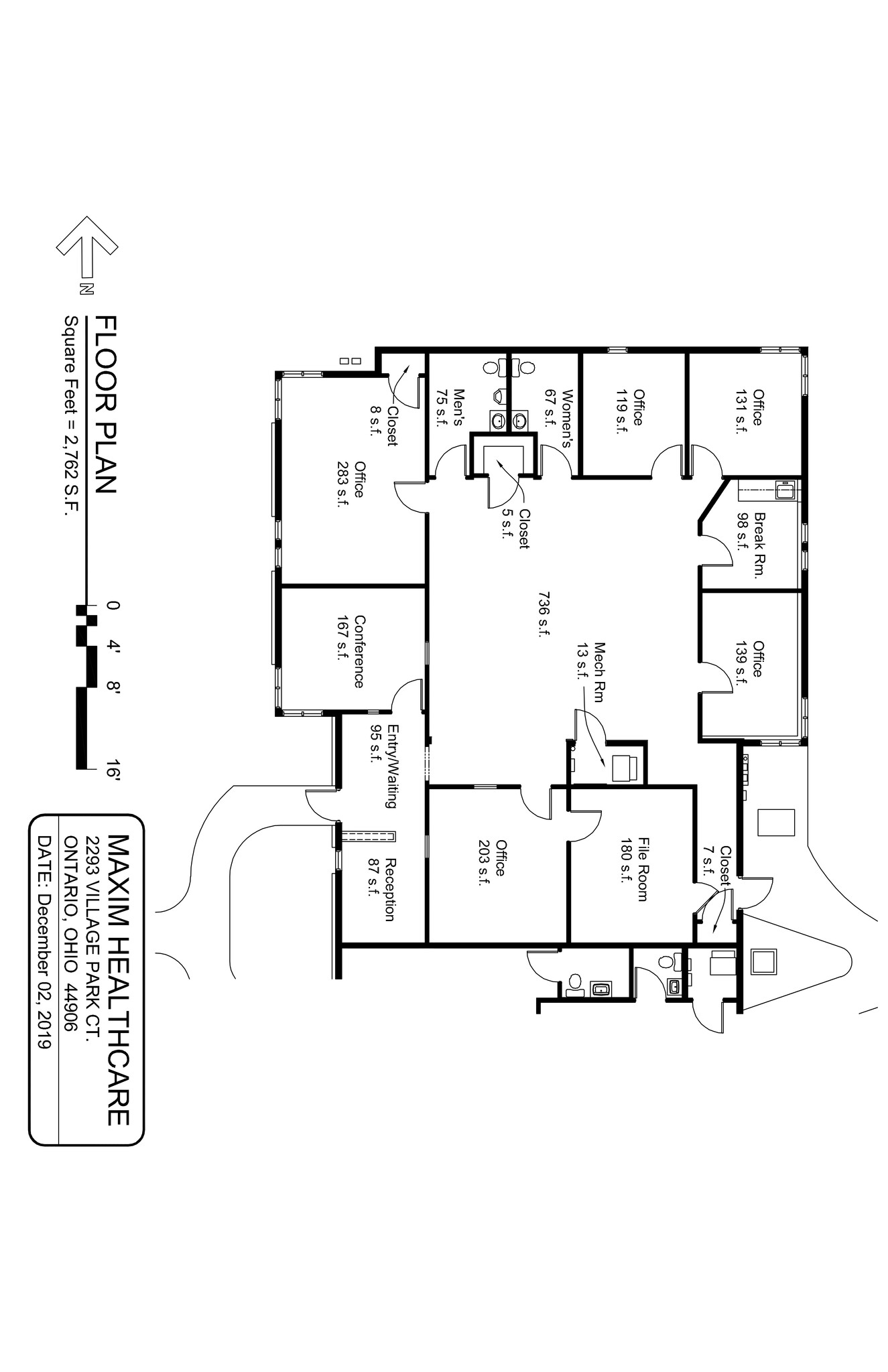 2291-2293 Village Park Ct, Mansfield, OH for lease Site Plan- Image 1 of 1