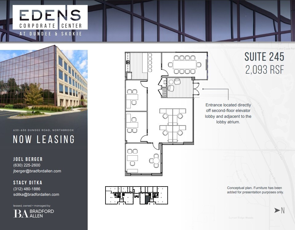 630-650 Dundee Rd, Northbrook, IL for lease Floor Plan- Image 1 of 1
