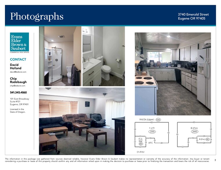 3740 Emerald St, Eugene, OR à vendre - Photo du bâtiment - Image 3 de 5