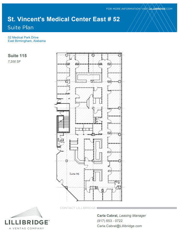 46-52 Medical Park Dr E, Birmingham, AL à louer Plan d  tage- Image 1 de 1