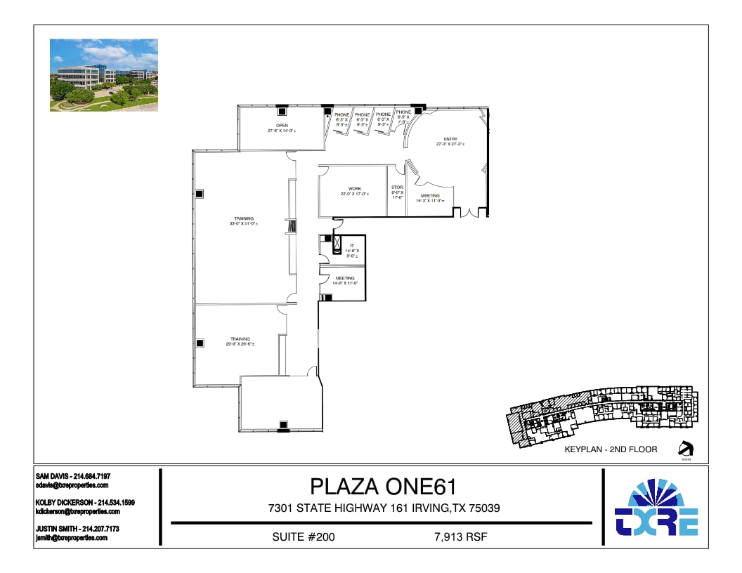 7301 N State Highway 161, Irving, TX for lease Floor Plan- Image 1 of 1