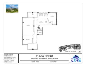 7301 N State Highway 161, Irving, TX for lease Floor Plan- Image 1 of 1