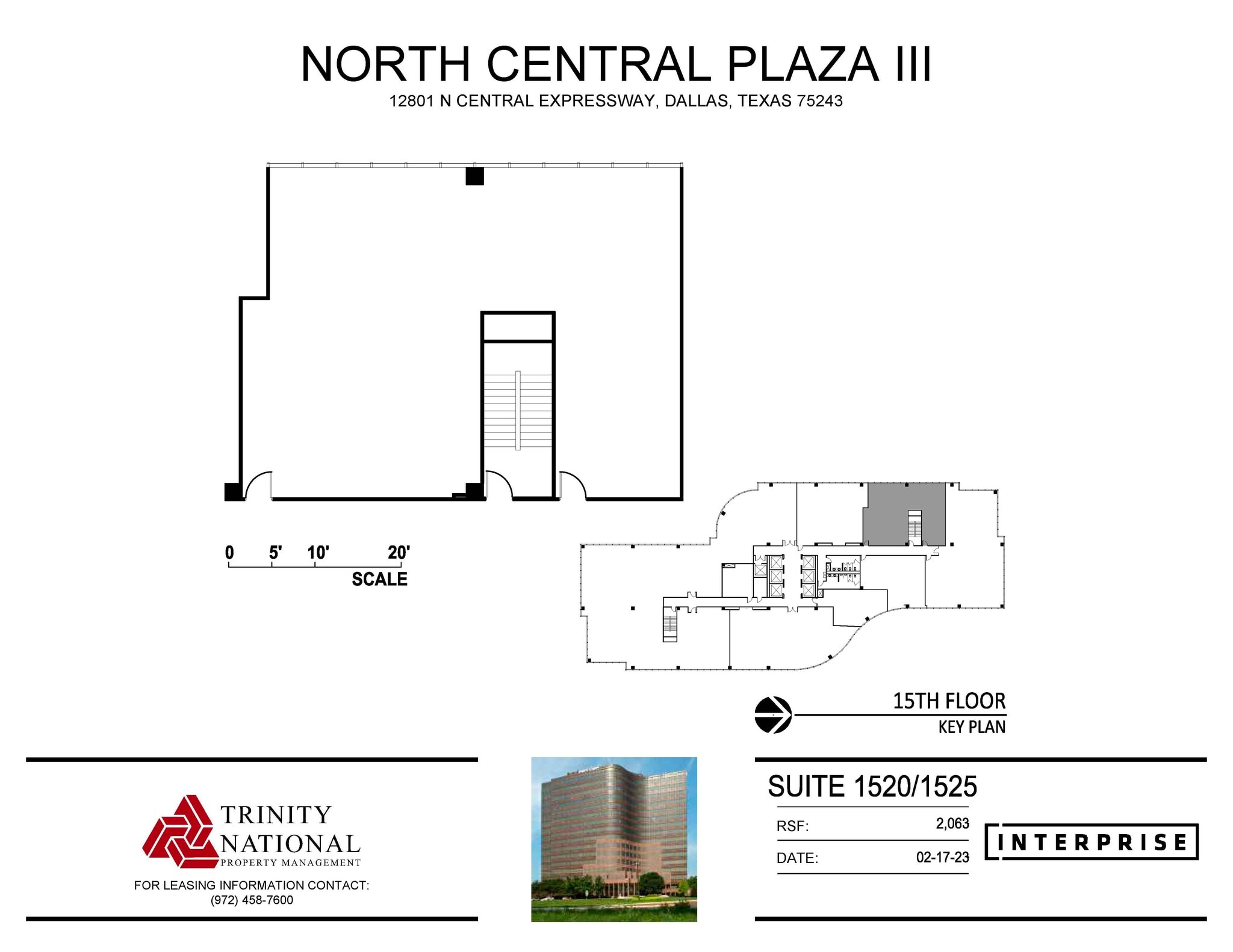 12801 N Central Expy, Dallas, TX for lease Floor Plan- Image 1 of 1