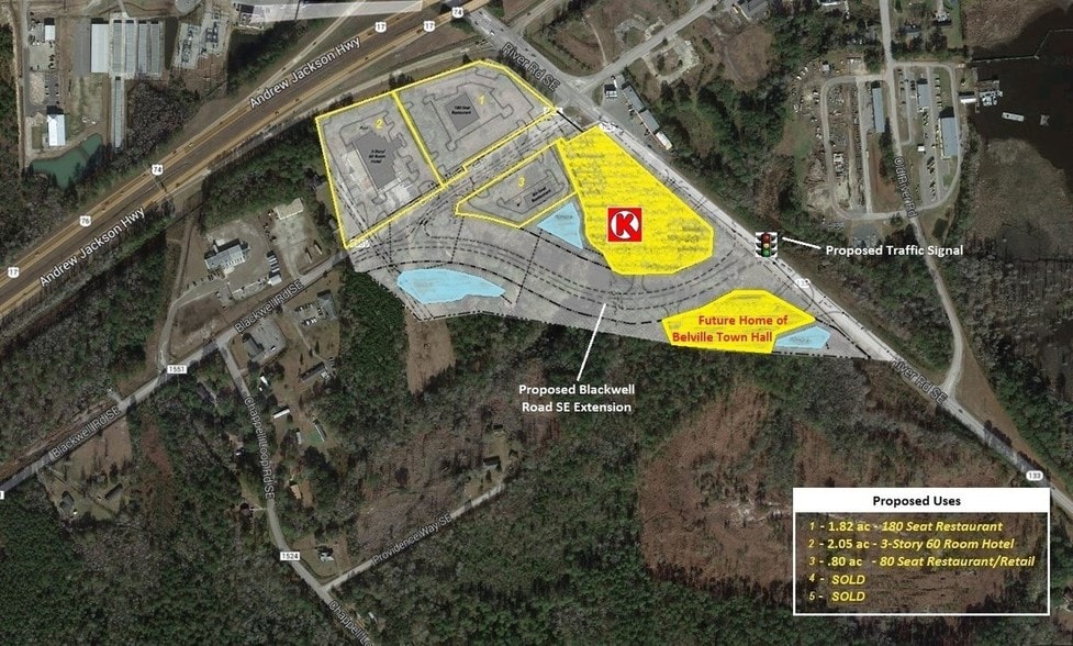 10300 Blackwell Rd, Belville, NC à vendre - Aérien - Image 1 de 4