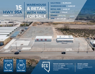 Plus de détails pour 15 US Highway 95A N, Yerington, NV - Industriel à vendre