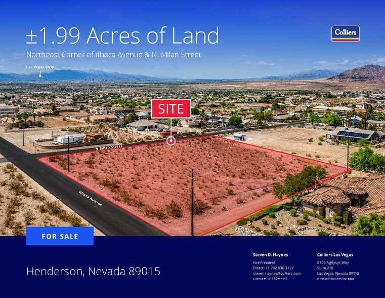 0 Milan, Henderson, NV for sale - Building Photo - Image 1 of 4