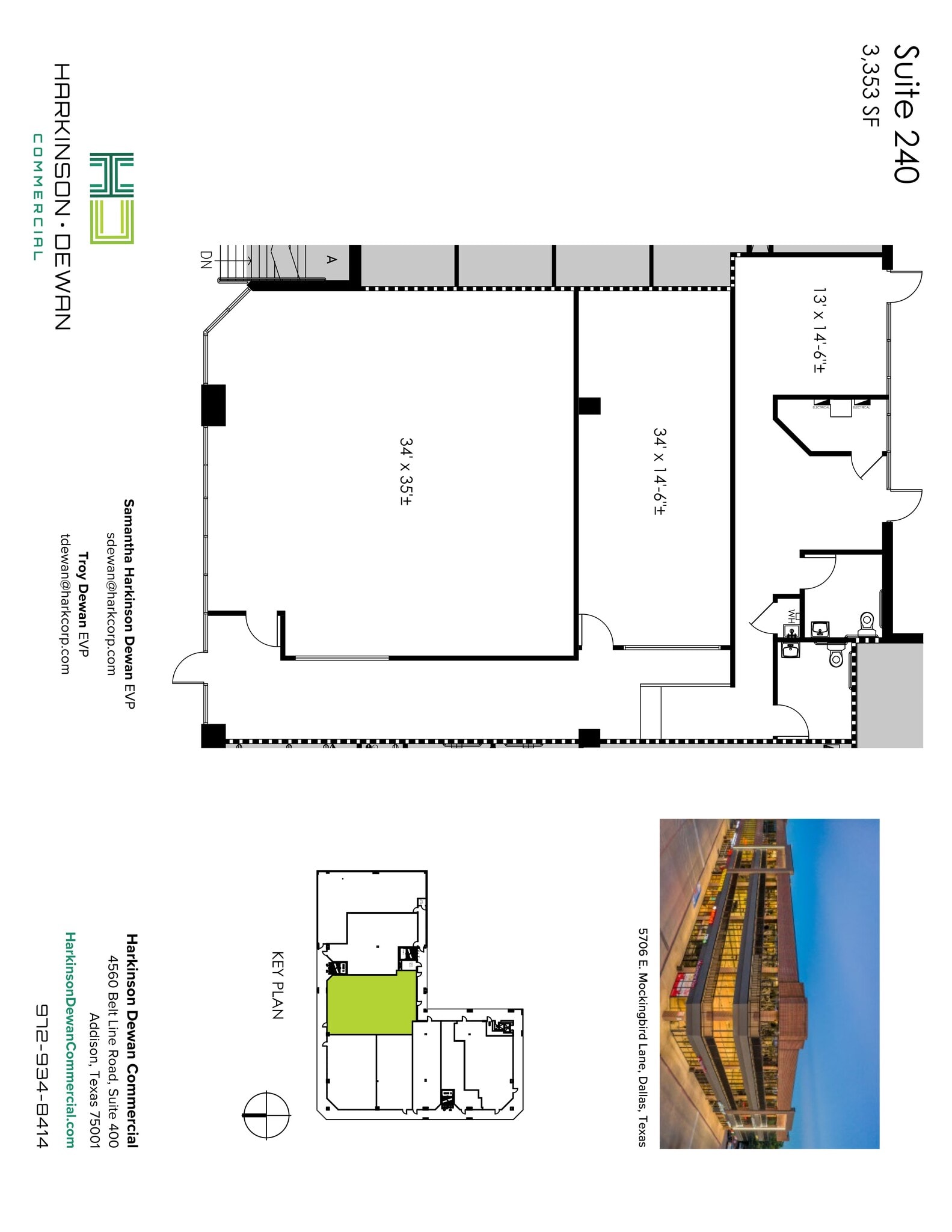 5706 E Mockingbird Ln, Dallas, TX à louer Plan de site- Image 1 de 1
