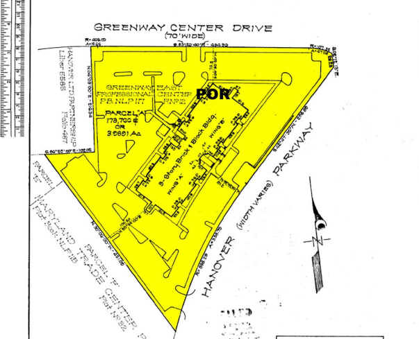 7525 Greenway Center Dr, Greenbelt, MD à louer - Plan cadastral - Image 2 de 6