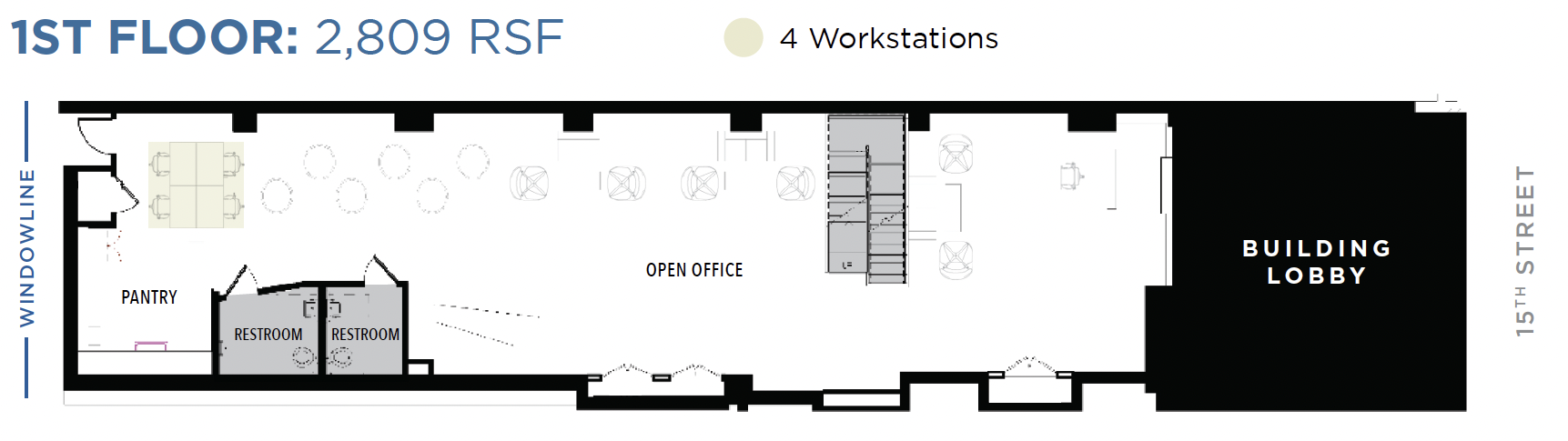 729 15th St NW, Washington, DC for sale Floor Plan- Image 1 of 1