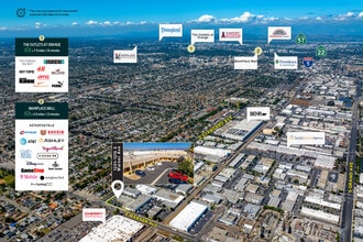 1201-1215 E Warner Ave, Santa Ana, CA - AERIAL  map view