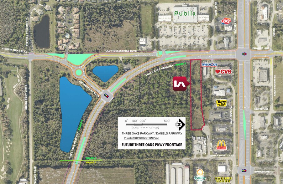 13641 Fiddlesticks Blvd, Fort Myers, FL à vendre - Aérien - Image 3 de 4