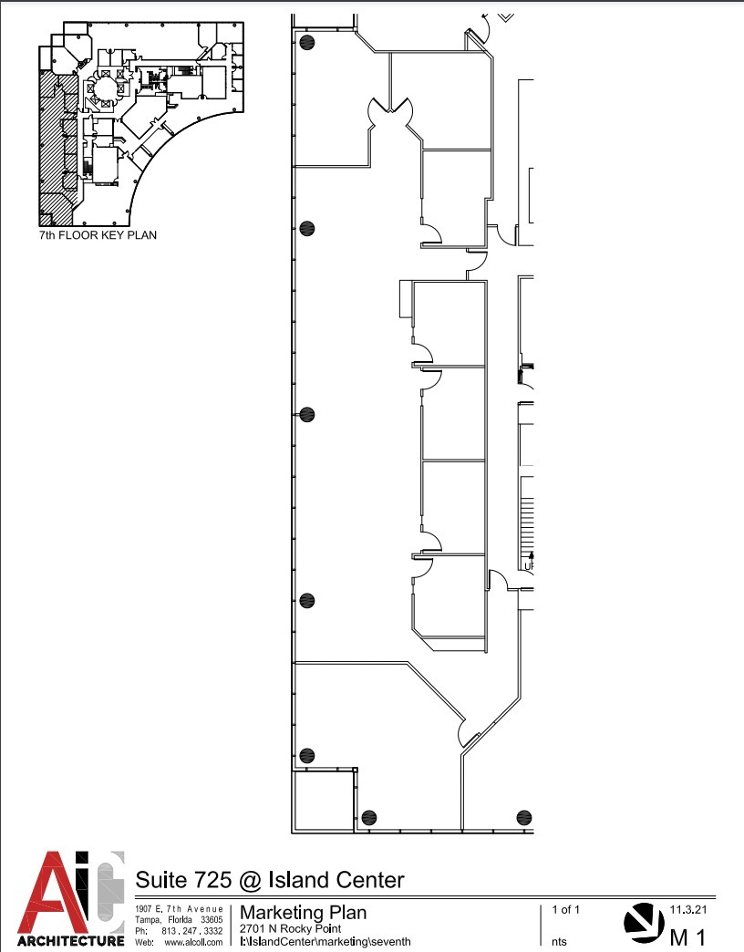 2701 N Rocky Point Dr, Tampa, FL à louer Plan d  tage- Image 1 de 1