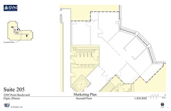 2205 Point Blvd, Elgin, IL for lease Floor Plan- Image 1 of 2
