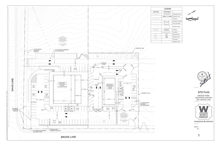 9001 Brodie Ln, Austin, TX à louer - Plan de site - Image 2 de 3